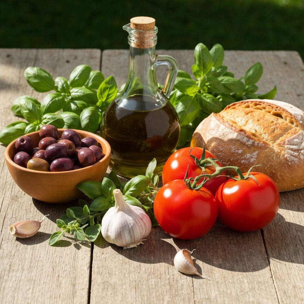 Traditionelle Lebensmittel verschiedener Kulturen